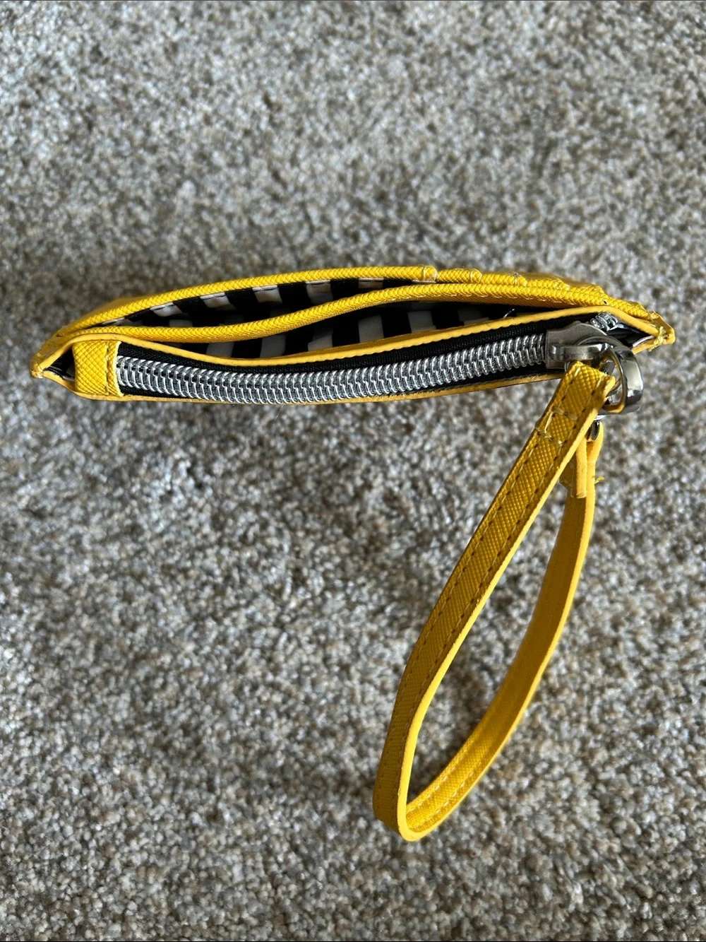 Yellow Dachshund Wristlet Card Holder by Marc Tetro - Picture 4 of 6